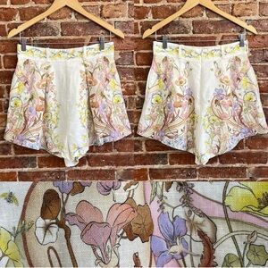 Zimmermann linen shorts sz 2